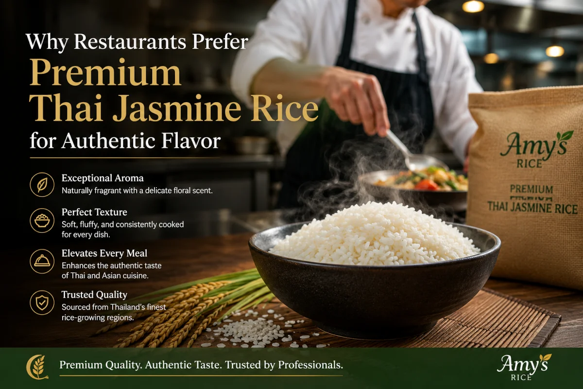 Why Restaurants Prefer Premium Thai Jasmine Rice for Authentic Flavor